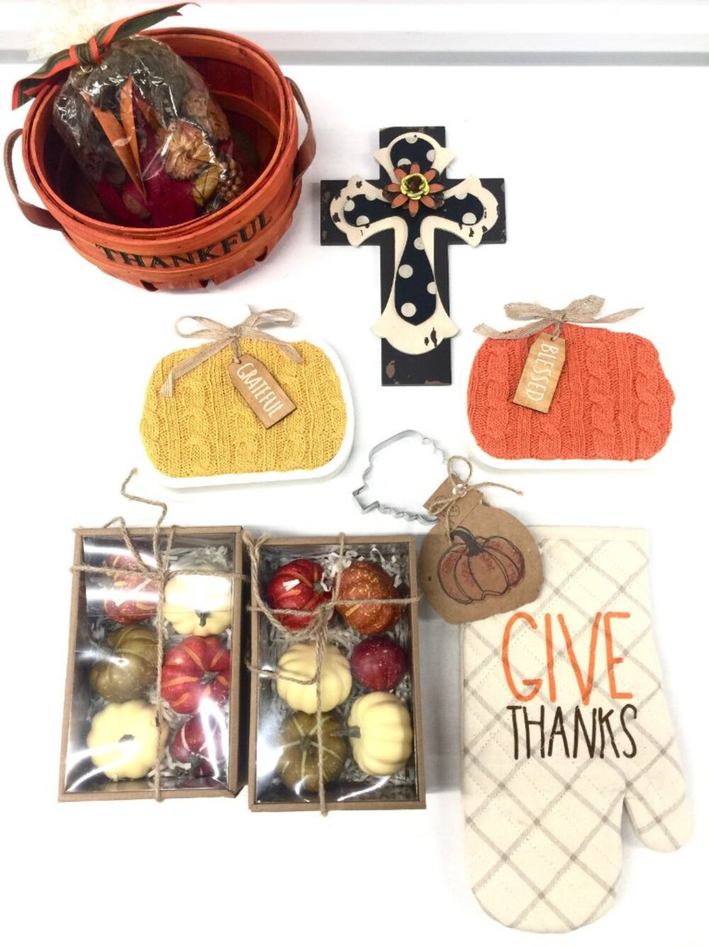 Large Fall Thanksgiving farmhouse lot decor NEW!